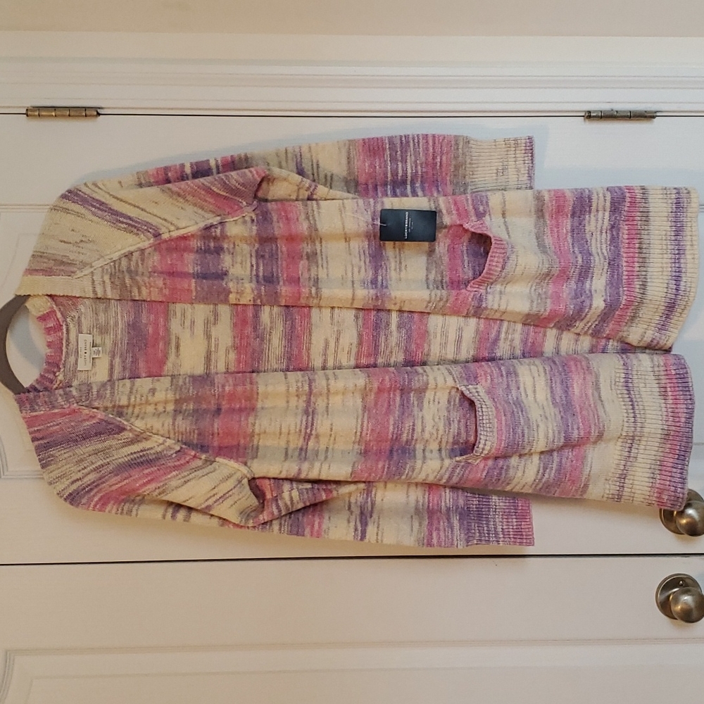 Lucky Brand Women's long length long sleeve cardigan sweater size Small.